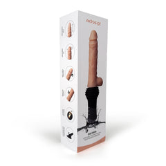 3 in 1 Powerful 145° Adjustable Base Dildo Machine 11.81 Inch Heating Thrusting Vibrating