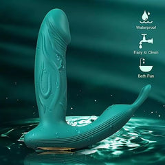 APP Control Vibrating Wiggling Butterfly Wearable G-Spot Dildo