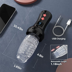 Torch - Upgraded 2 in 1 Auto Thrusting and Rotating Stroker