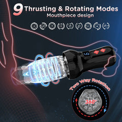 Torch - Upgraded 2 in 1 Auto Thrusting and Rotating Stroker