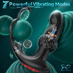 Locker - Wigging and Vibrating Remote Control Anal Toy