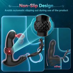 Locker - Wigging and Vibrating Remote Control Anal Toy