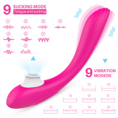 Clitorial Stimulation with Tongue Licker 9 Vibration & Suction