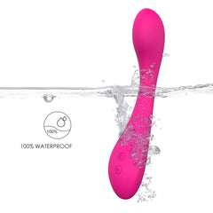 8.74inch Rabbit Vibrator 9 Speeds Rechargeable Waterproof Sex Toy for Women